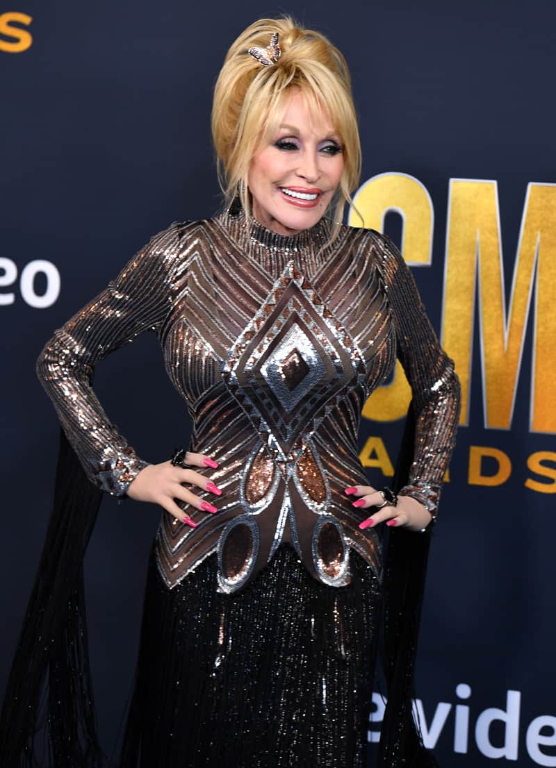 Dolly Parton; Photo by Getty Images for ACM Awards